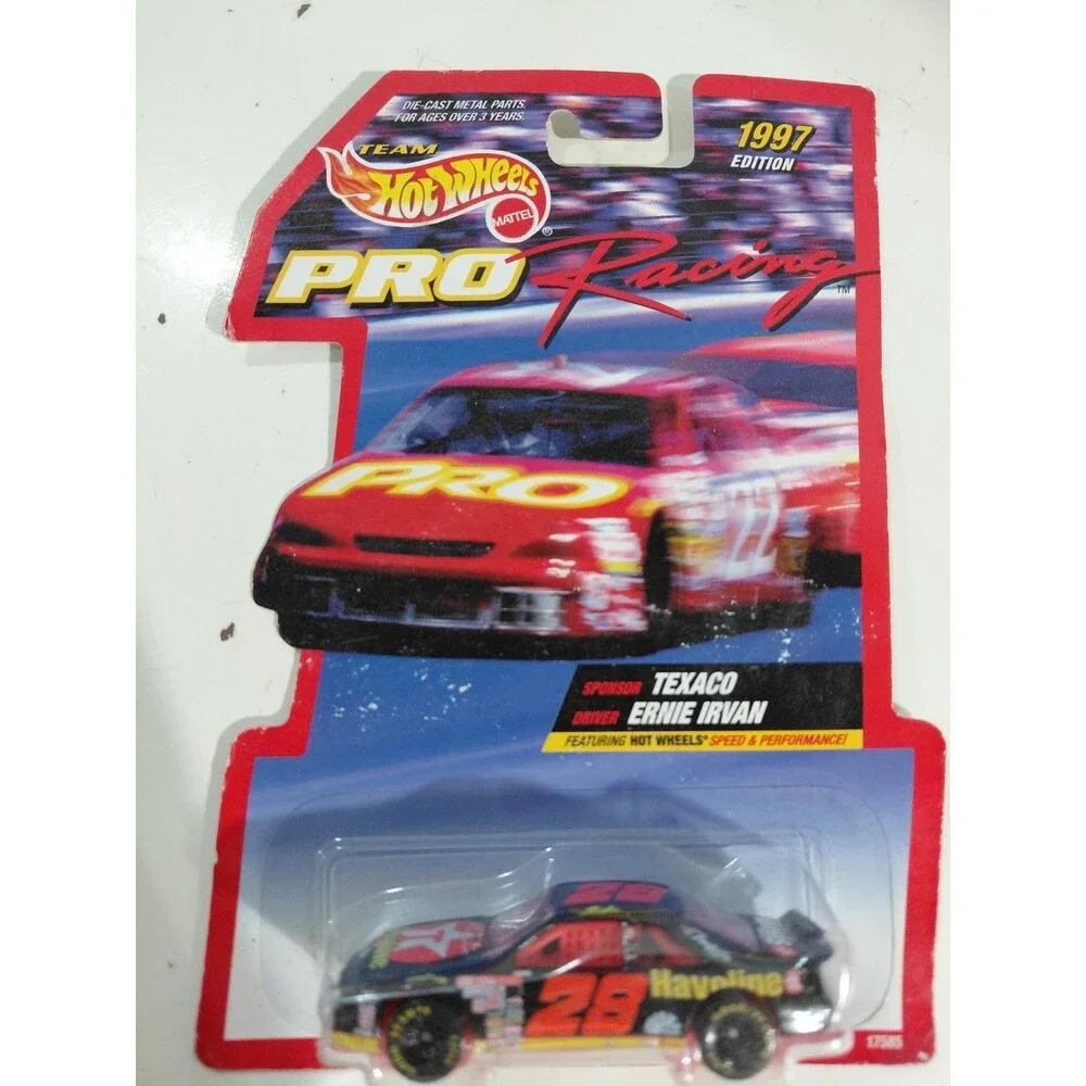 NIP Hot Wheels Racing 1:64 DieCast Ernie Irvan 28 Texaco Ford Thunderbird NASCAR